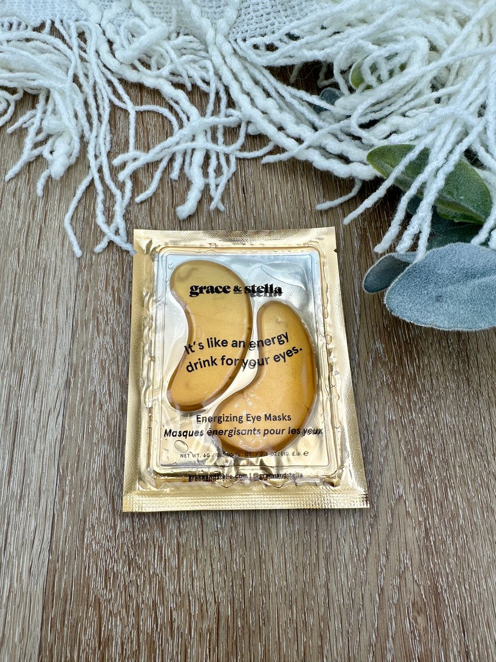 grace & stella eye masks-gold