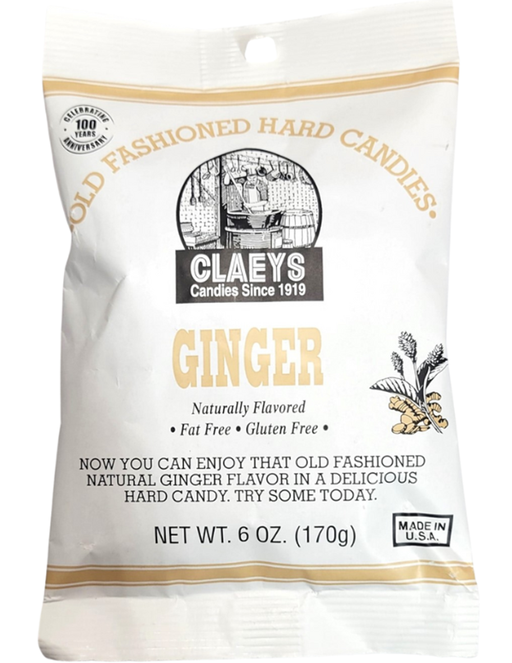 Claey's Ginger Hard Candies
