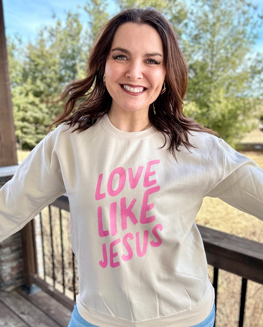 Love Like Jesus Crewneck Sweatshirt