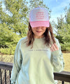 Make Someone Feel Loved Today Pink & White Trucker Hat