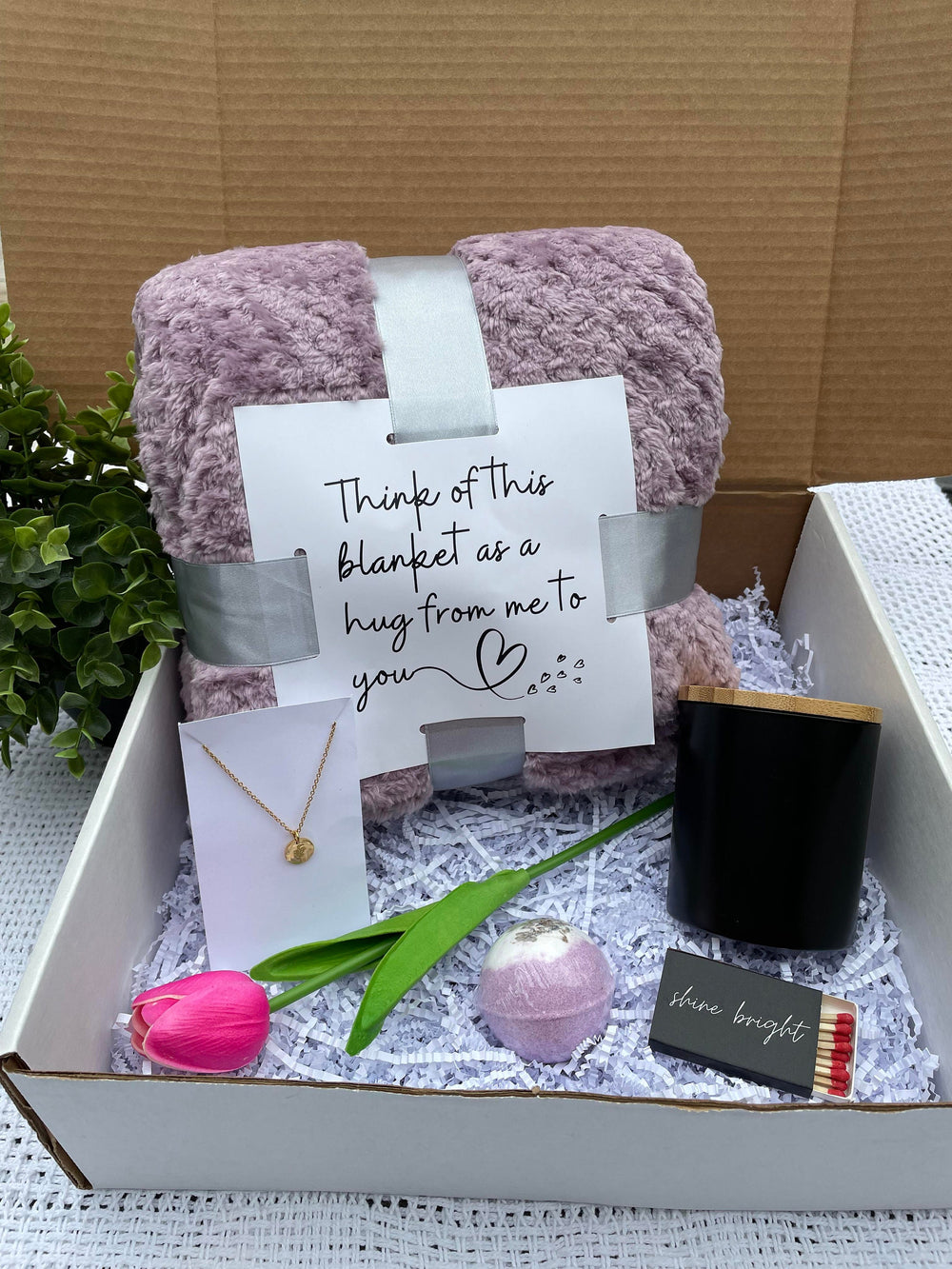 Box of Cozy Vibes Floral Gift Box