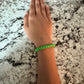 Shades of Green Clay Bead Bracelet