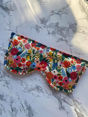 Heat therapy rice eye mask: Strawberry fields