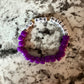 You Are Needed Purple Pony Bead Bracelet