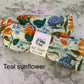 Heat therapy neck wrap-Strawberry fields design
