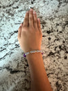 You Are Needed Purple Pony Bead Bracelet