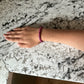 Pink & Black Clay Bead Bracelet