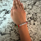 Christmas Themed Red & Green Pony Bead Bracelet