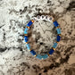 Loved Shades of Blue Clay Bead Bracelet