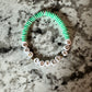 God Loves You Green & White Clay Bead Bracelet